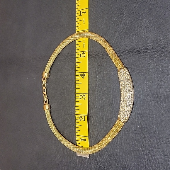 Elegant Vintage Christian Dior 1980s Choker Necklace – Gold Plated - Picture 4 of 6